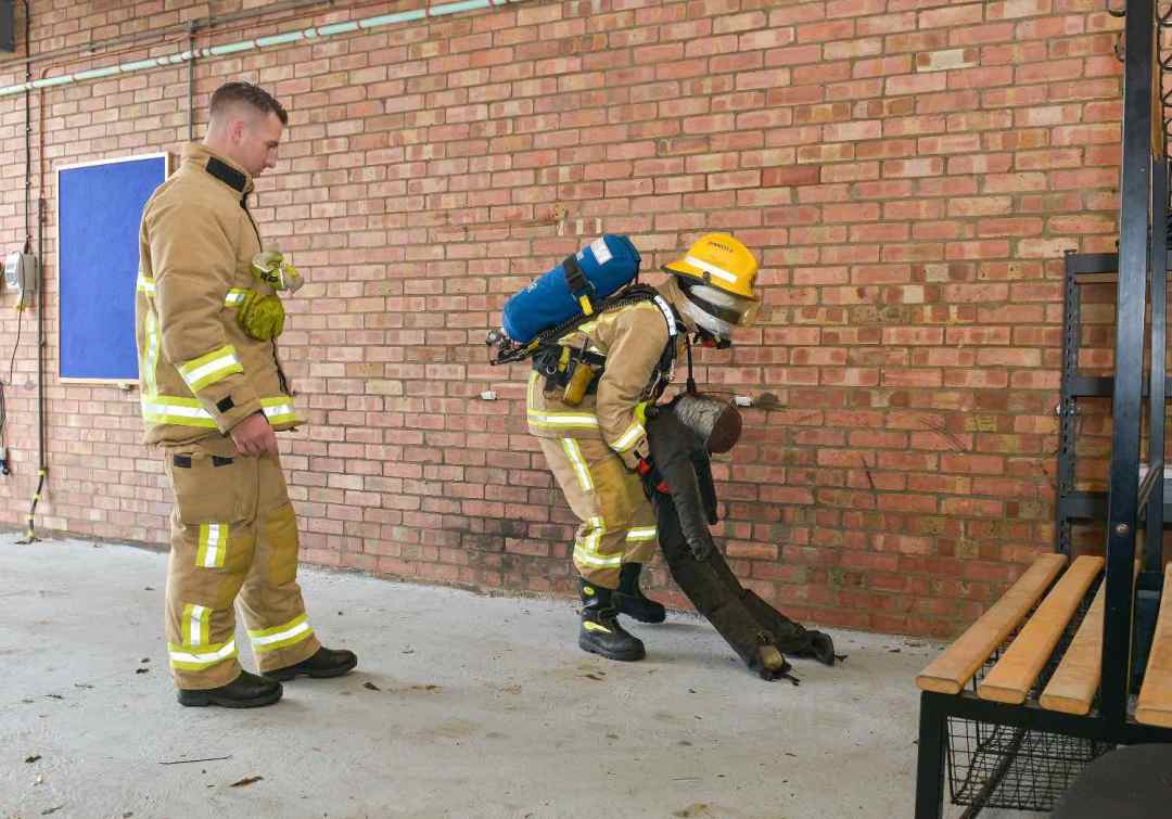 Carrying a body at a Beds Fire Open Day. Image: Bedfordshire Fire and Rescue Service