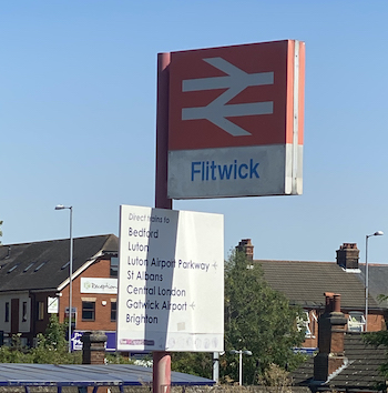 Flitwick Station Sign