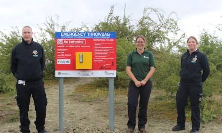 Water rescue boards installed at the Forest of Marston Vale